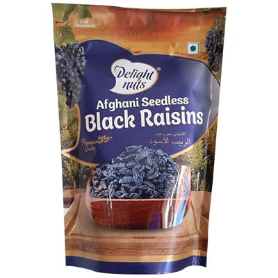 "Delightnuts Afghani Seedless Black Raisins -200 Gms - Click here to View more details about this Product